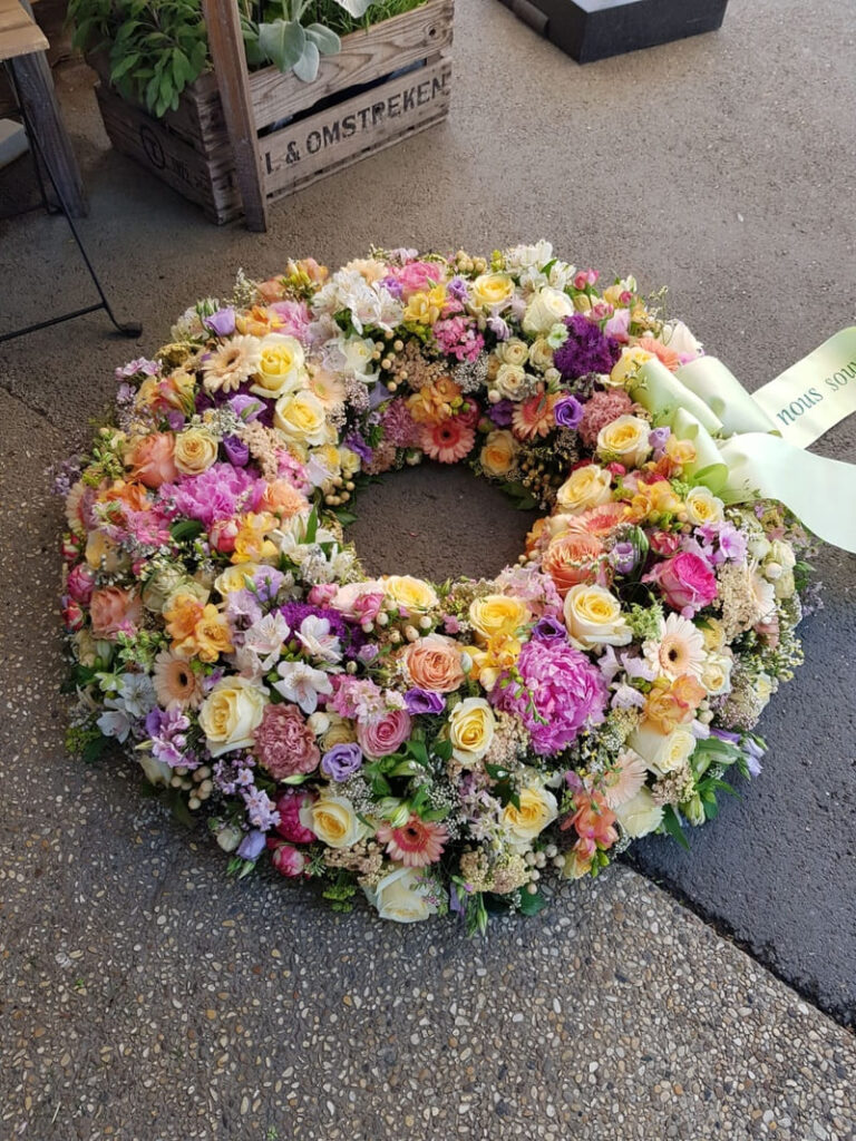 fleurs deuil